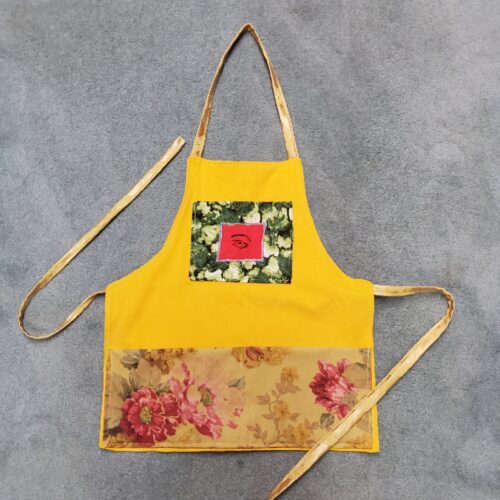 Carol Binns-Wood apron eye and broccoli