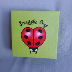 Meg Clouatre snuggle bug painting