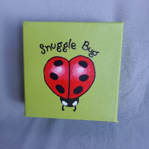 Meg Clouatre snuggle bug painting