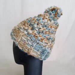 Sharon Meade hat brown and teal