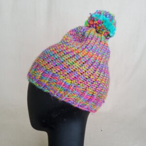 Sharon Meade hat multi coloured