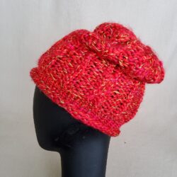 Sharon Meade hat red