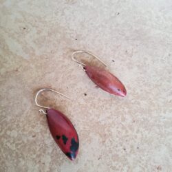 Katrin VandeVeld earrings copper shells $26