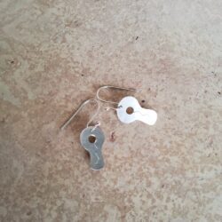 Katrin VandeVeld earrings blob with hole $22