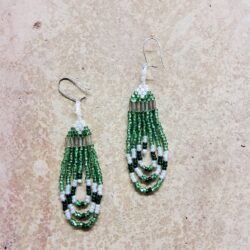 Jay Stiles earrings green with white