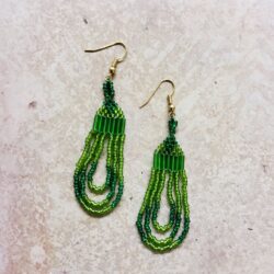 Jay Stiles earrings light green with dark green