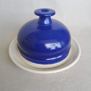 Paul Stewart butter dish blue 