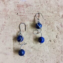 Ann Wylie-Toal earrings d s lapis lazuli