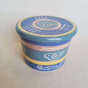 Eileen DePodesta lidded jar 1