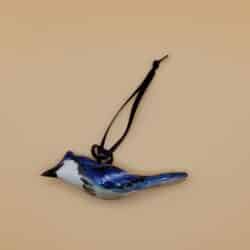 Laurel Pedersen blue jay hanging